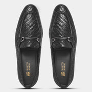 Rosetto Romero Blaze Handcrafted Woven Penny Loafers For Men